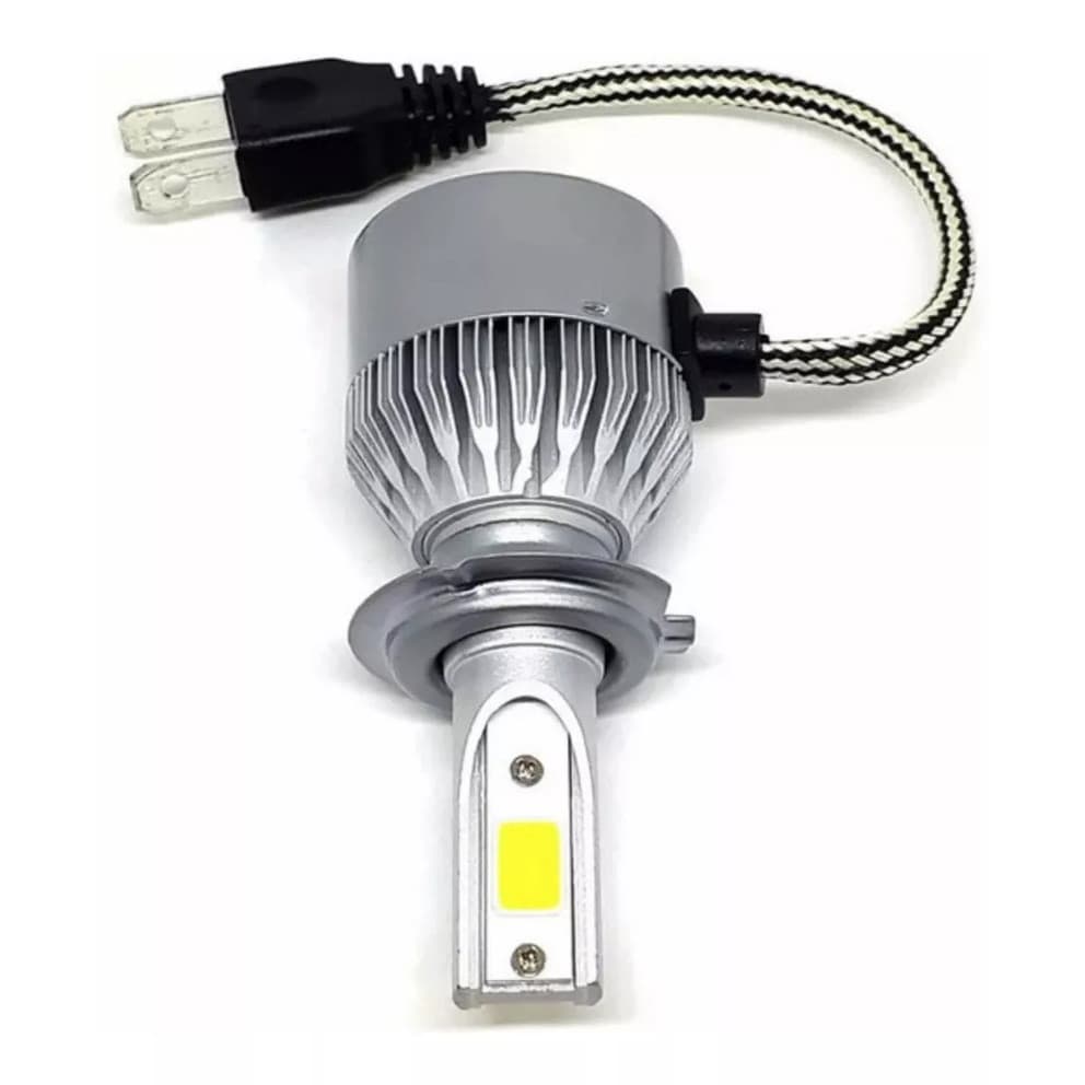 LÂMPADA H7 LED 6000K COM COOLER (PAR) H7LED