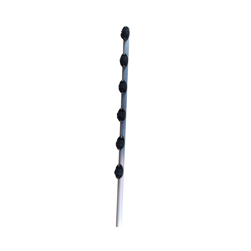 BIG HASTE REDONDA COM 6 ISOLADORES INDUSTRIAL ALUMINIO