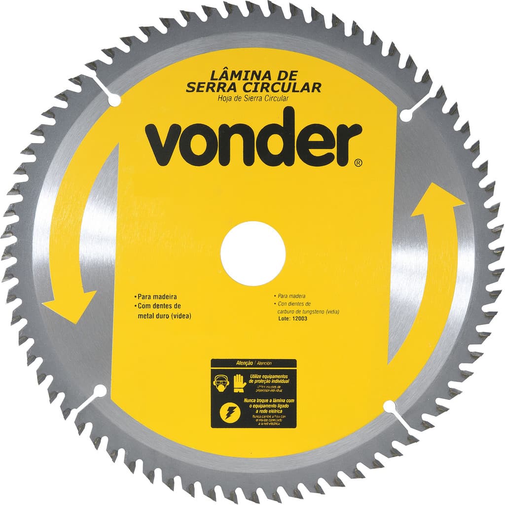 Vonder Disco De Serra Circular Videa 185 X 20 X 60 Dentes