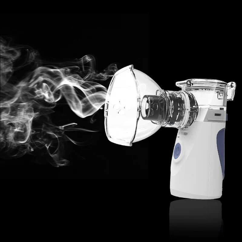 Nebulizador Portátil Silencioso – Inalador Compacto para Adultos e Crianças