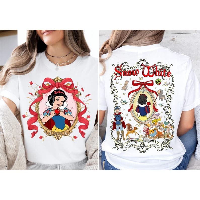 Camiseta Fofo Princesa Neve Branca Branco Camisa Algodão Premium Streetwear Envio Imediato