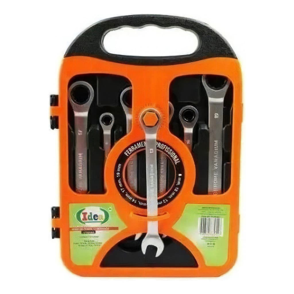 Jogo De Chave Combinada Catracada 8-19mm - Idea - 7 Peças