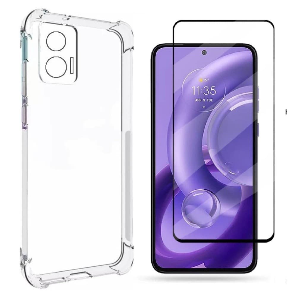 Capa Capinha Compatível Moto Edge 30 Neo + Película De Vidro 3d - Tech Otoni