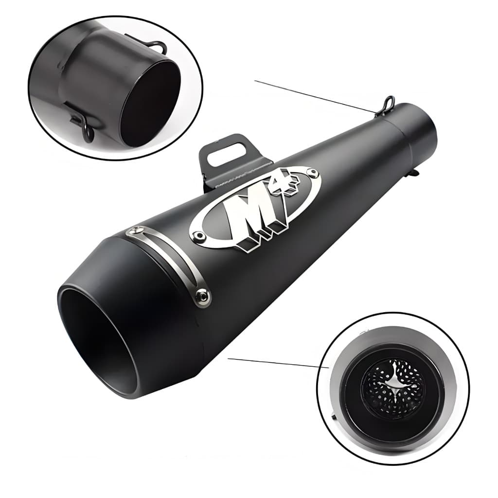 Tubo Silenciador Do Escape Da Motocicleta Universal