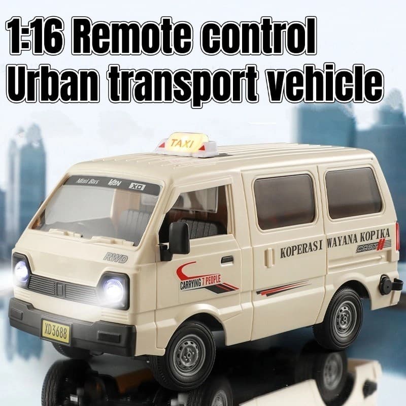 Veículo De Transporte Urbano Com Controle Remoto , Caminhão Plano , Carro De Pão , Carga , Porta Dupla Brinquedo Infanti