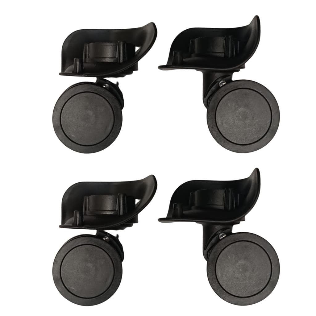 Kit 4 Rodinhas Para Mala De Viagem Bordo Dupla 360º  Tam. P M G