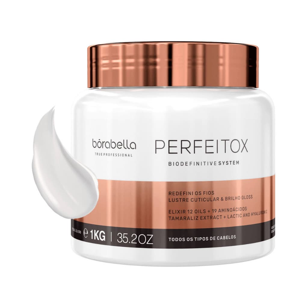 Perfeitox Bio Definitive System Alinhamento e Nutrição 12 Oils Borabella - 1Kg