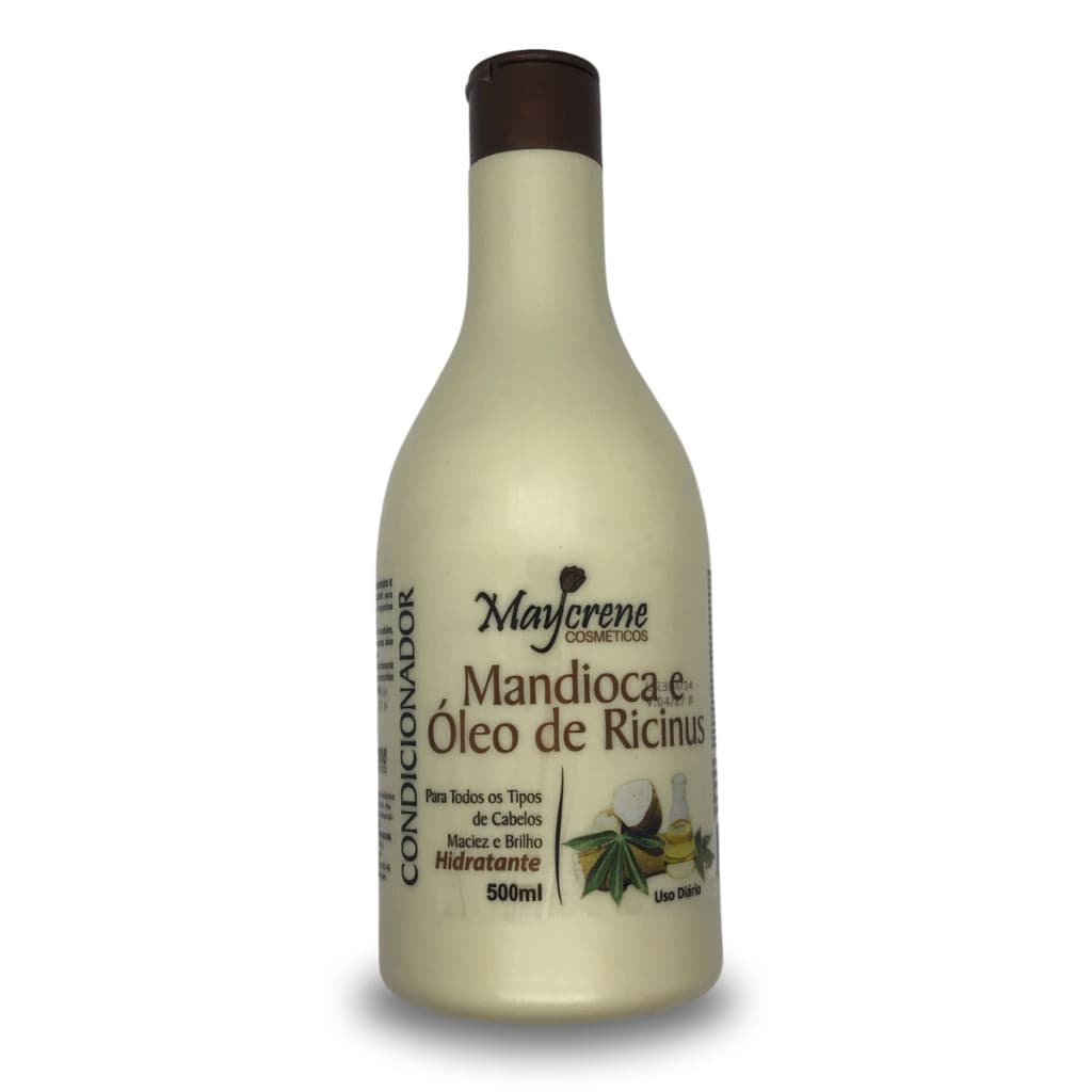 Condicionador 500ml Mandioca Maycrene Repara Fios