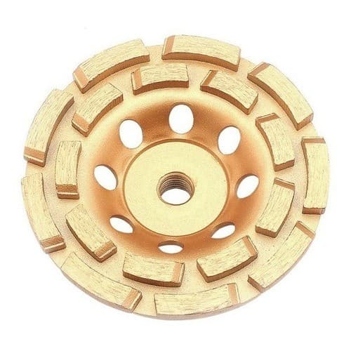 Disco Rebolo 115mm Diamantado Segmentado M14 De Duas Linhas