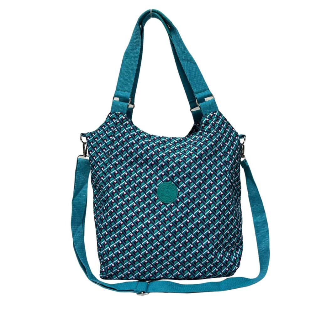 Bolsa Feminina Transversal Nylon Impermeável Estampada