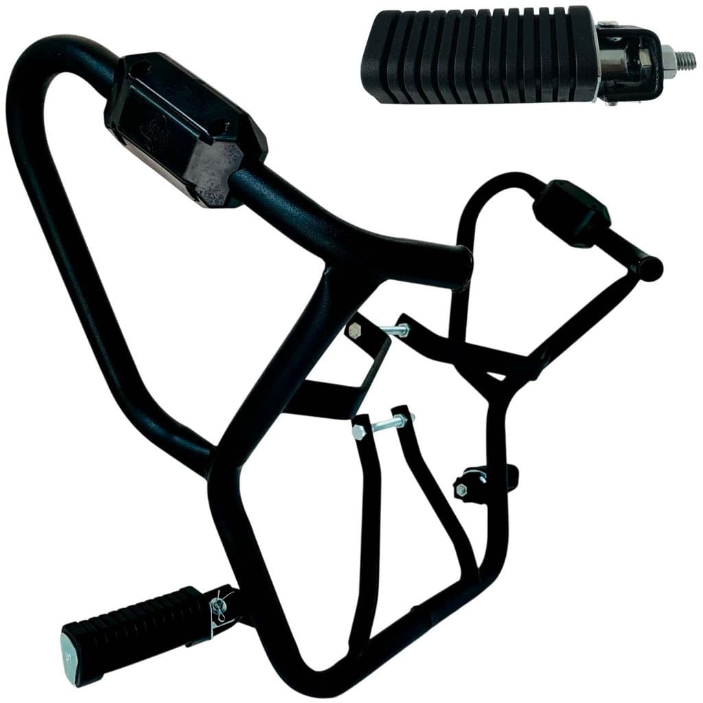 Fazer 250 Modelo 2025 Protetor Carenagem Motor Tanque Pedal Fz25 Mata Cachorro com Pedaleira Retrátil Moto