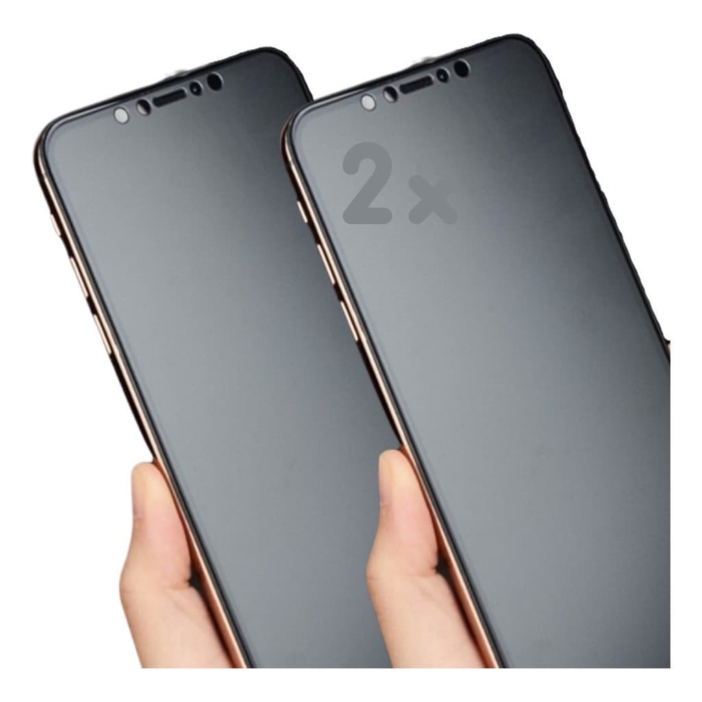 Kit 2 Películas Para iPhone Cerâmica Privacidade Fosca 11 Ao 16