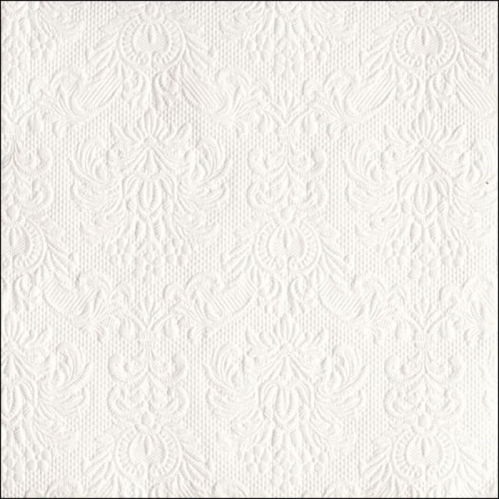 20 Guardanapos para Decoupage Ambiente Elegance Branco