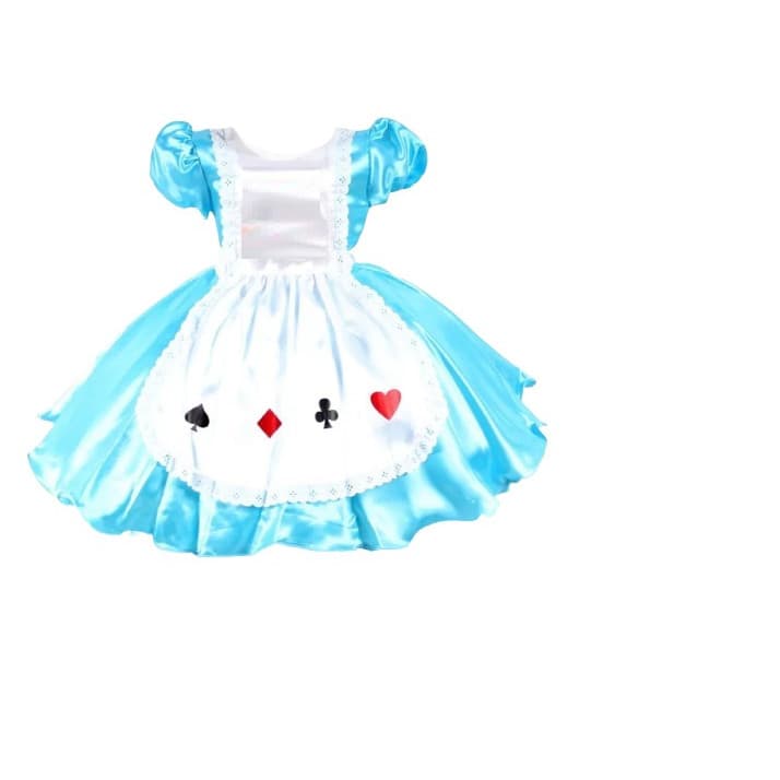 Fantasia Infantil Princesa Luxo Curta Alice Pais Maravilhas