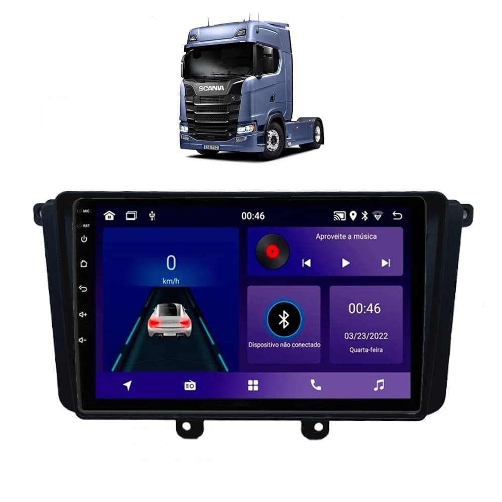 Kit Multimídia Scania NTG 9 Pol Android Carplay 2/32GB - 915BR ROADSTAR