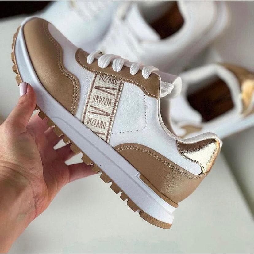 Tênis Feminino Vizzano Solado Tratorado Tira Tecido Casual Original