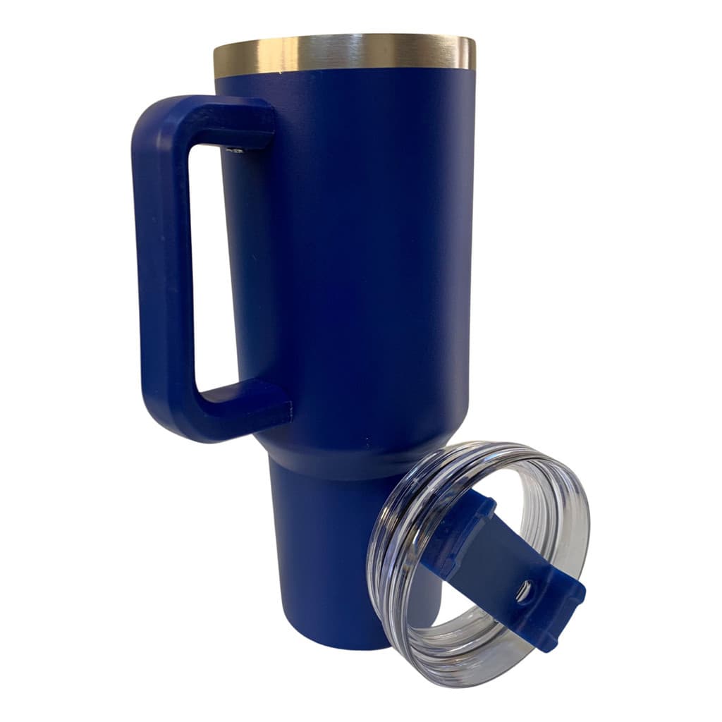 Copo Térmico Genérico 1200ml Aço Inox Com Tampa E Canudo