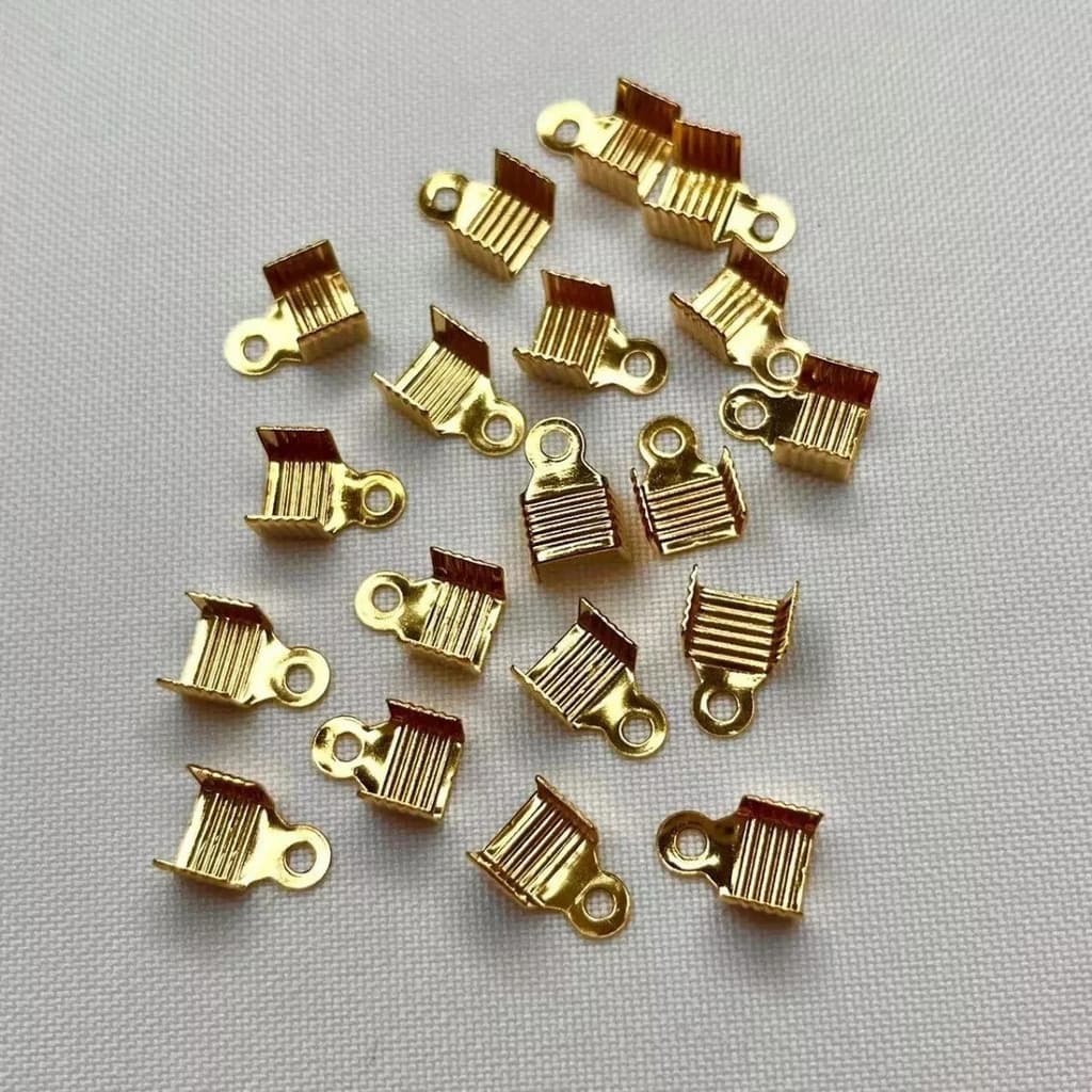 100 - 500 Pcs Terminal Quadrado - Bijuterias 6mm*7mm