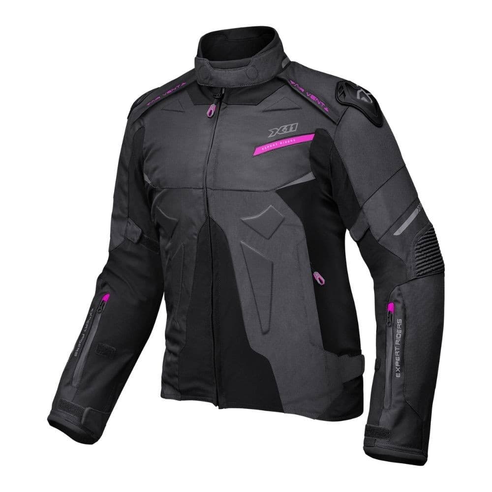 Jaqueta X11 Motociclista Evo 4 Feminina Rosa