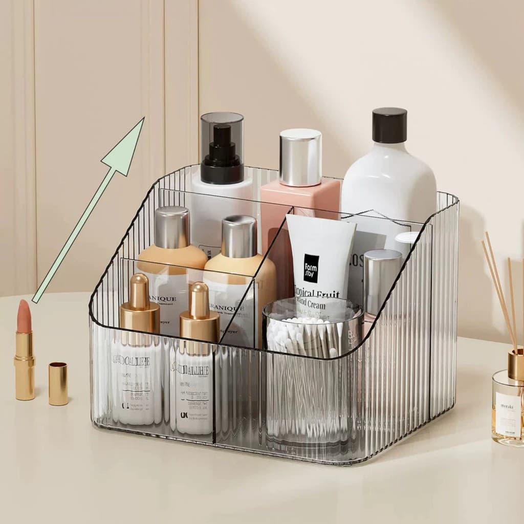 Porta Maquiagem Organizador Multiuso De Acrílico Transparente Batom Cosméticos Make
