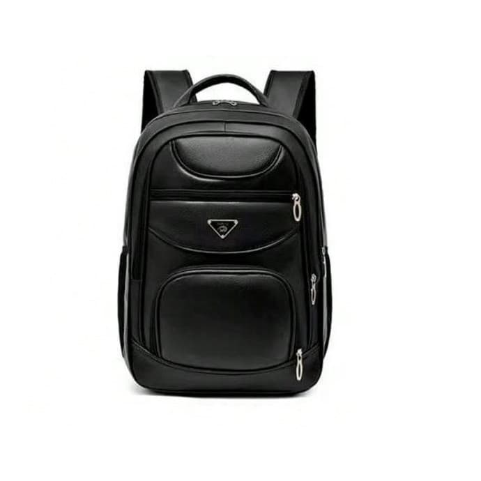 Mochila Couro Executiva Swat Impermeável Notebook Aux.