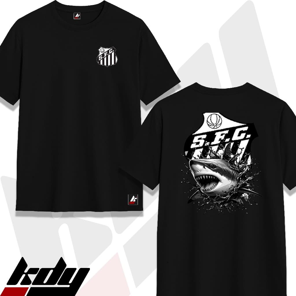 CAMISETAS T-SHIRT UNISSEX STREETWEAR TIME ST TUBARÃO
