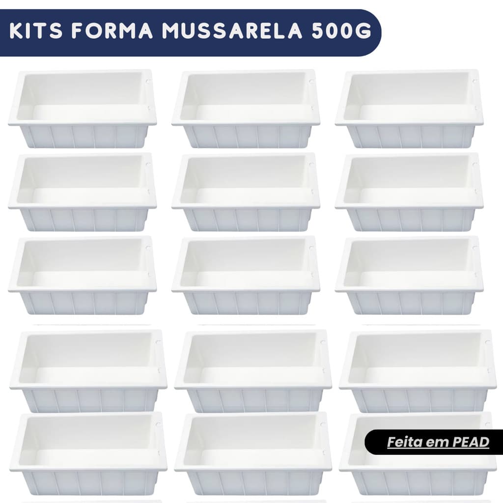 KITs Forma Queijo Mussarela 500G Injesul