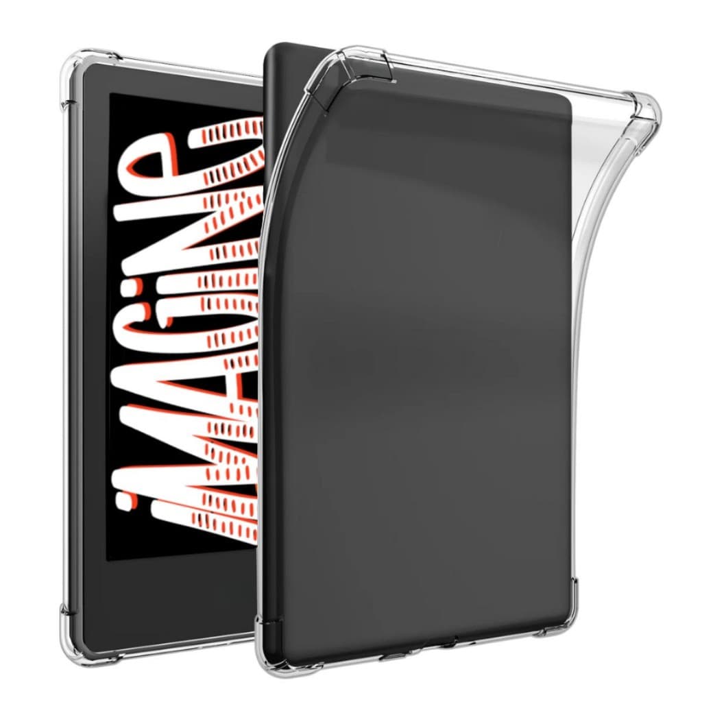 Capa Silicone para Kindle Paperwhite 12th TPU Flexível com Borda Anti-impacto Transparente Signature
