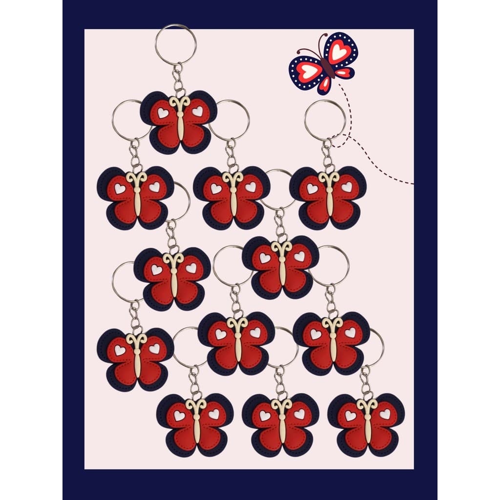 12 Chaveiros Borboleta fofa Dia das mães lembrancinha aniversario presente papelaria promoção barato