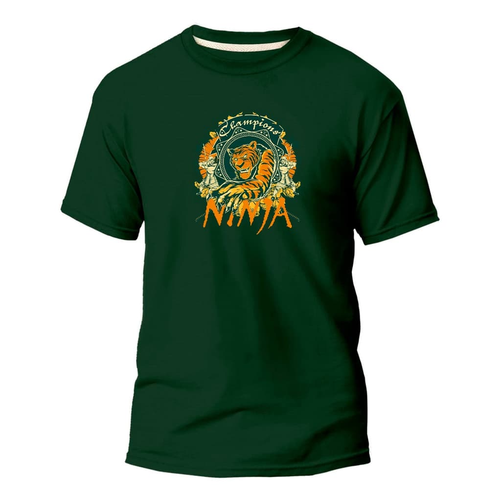 Camiseta Algodão Premium Basica Estampa Digital Championss