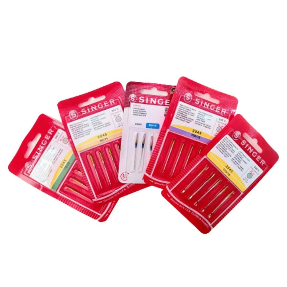 Agulha Para Máquina Doméstica Universal Comum - Malha e Tecidos Elásticos Blister com 5 Und