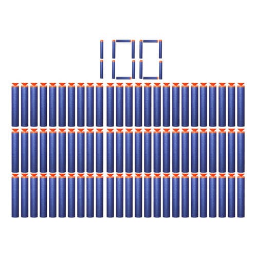 Refil Munição Dardos Nerf Hasbro Cores Kit 100 Unidades Bala
