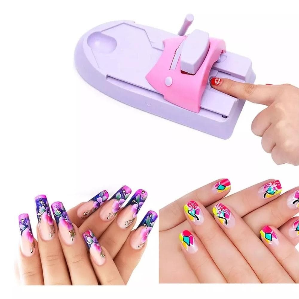 Máquina Automática de Pintar Unhas - Carimbo e Decoração