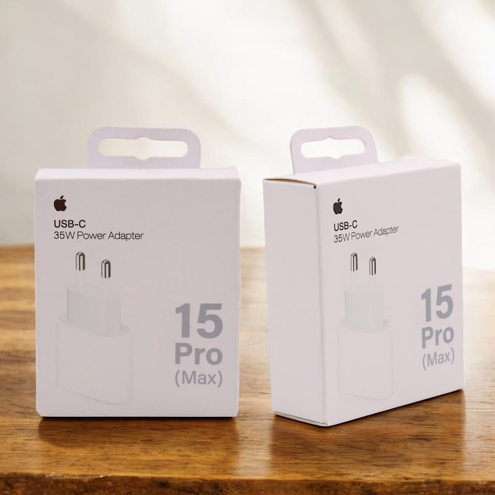 Fonte Carregador para iPhone 15 Pro Max USB-C Turbo 35w