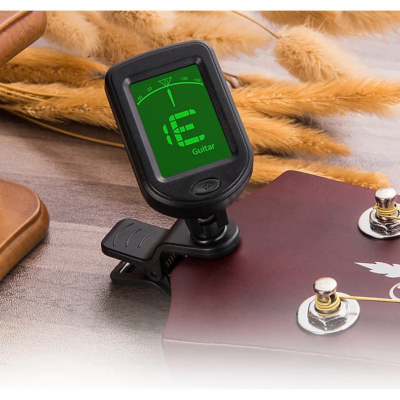 WJ Afinador Digital Cromático Clip Violão Viola Guitarra Cavaco