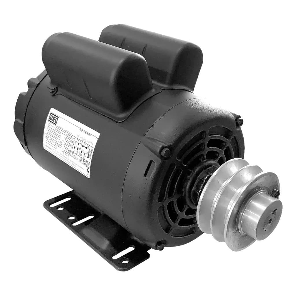 Motor Weg Para Betoneira Com Polia Menegotti/csm 400l Weg 127/220v 2cv 4 Polos