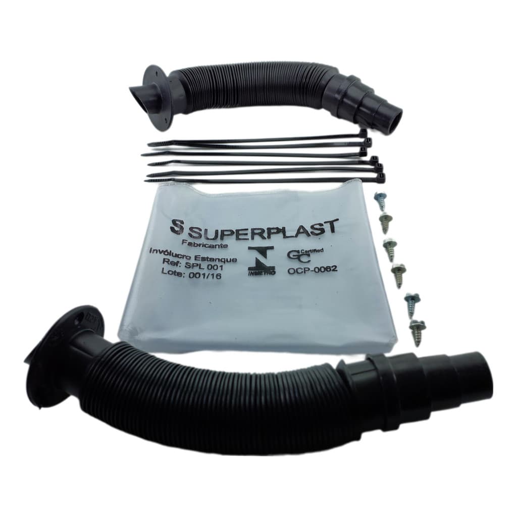 Kit Exaustão: Tubo Extensivo, Saco De Venteio (camisinha) e Acessórios Gnv
