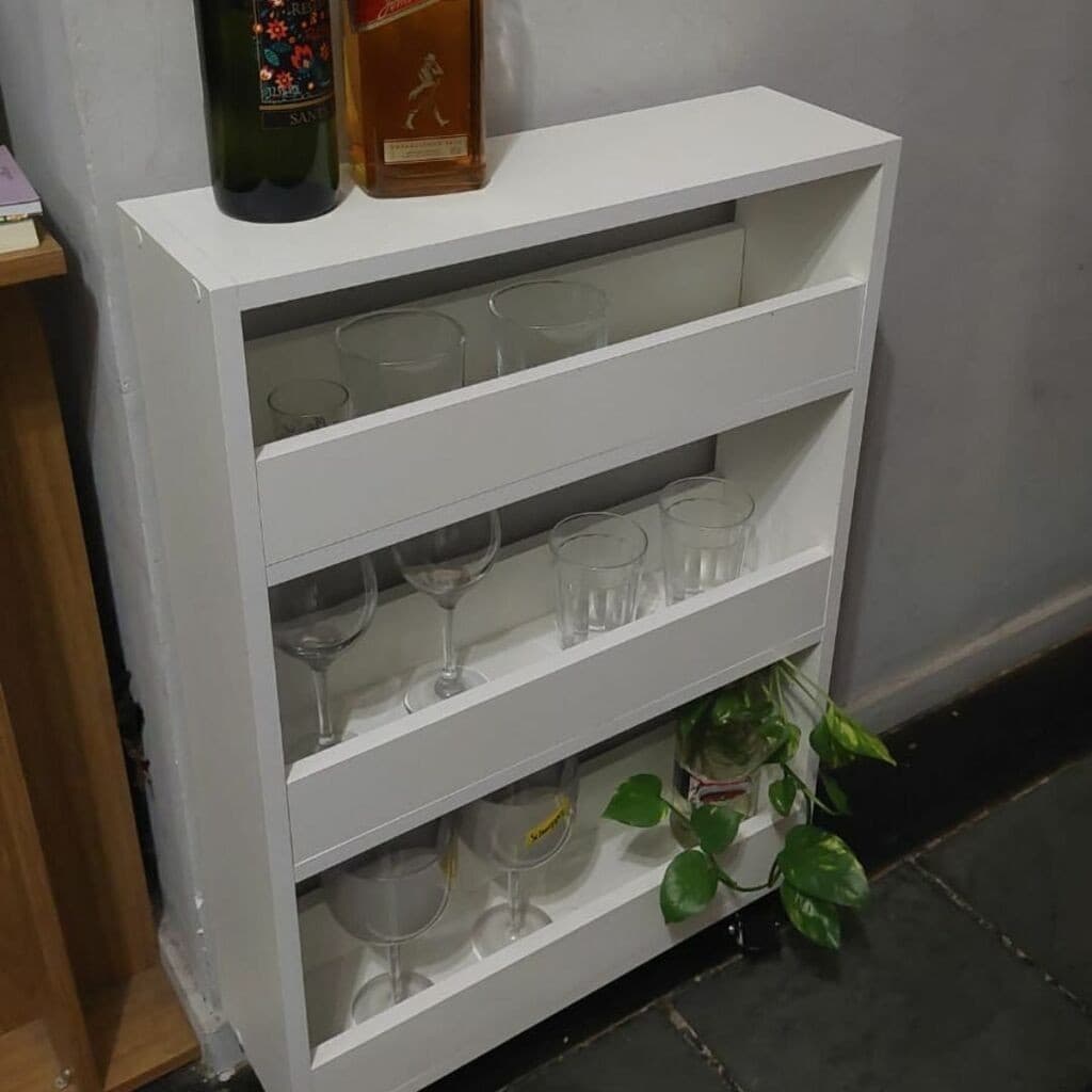 BAR compacto BRANCA - Armário Auxiliar