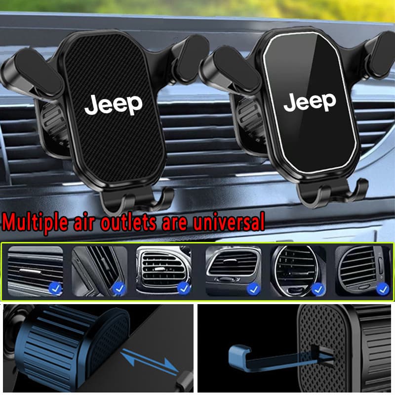 Jeep Carro Gravidade Telefone Titular Ventilação De Ar Clipe Montagem Suporte Móvel Navegação Do Para Renegade Compass