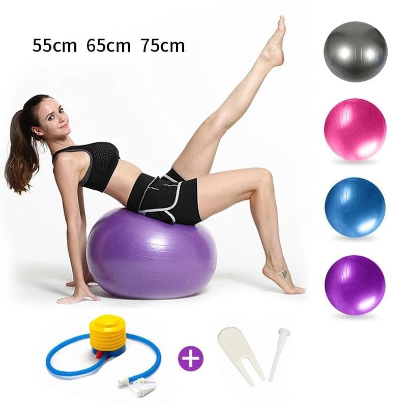 Bola De Yoga Bolas De Fitness Esportes Pilates Nascimento Fitball Exercício Treinamento Treino Massagem Ginásio 75cm 45c