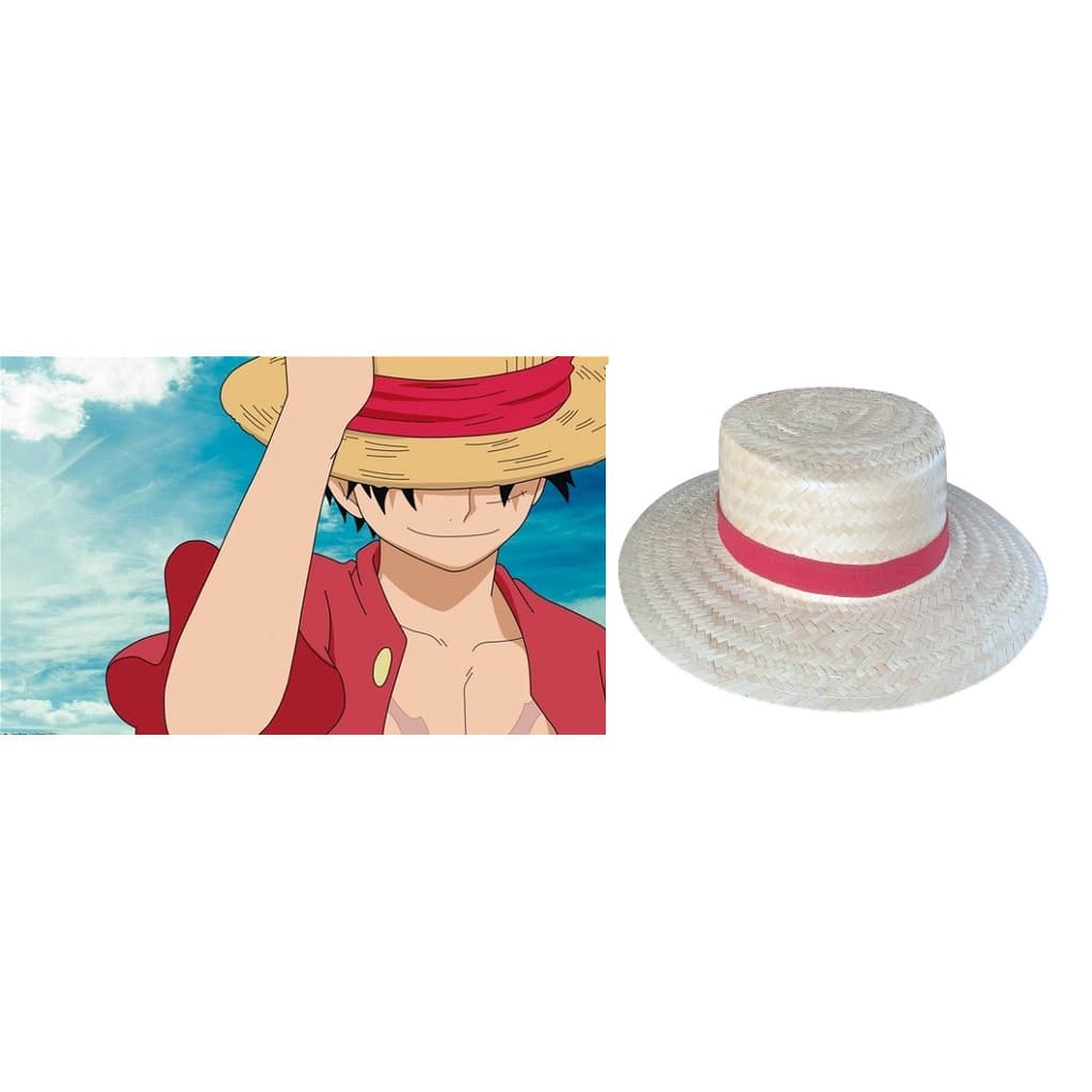 Chapeu de palha estilo Luffy one piece excelente qualidade