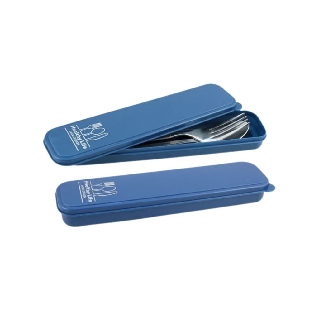 Porta Talheres Portátil Azul Concept Mais  Jacki Design