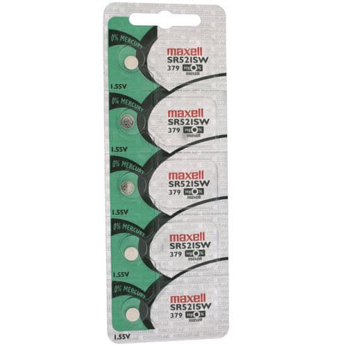 Baterias para relogio 379 Maxel original kit com 5 uns