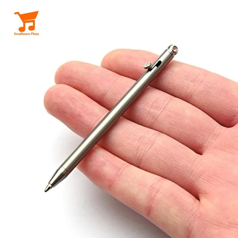 Mini Caneta De Titânio Portátil EDC Gadget Equipamento Ao Ar Livre Unissex Personalidade Criativa Assinatura Com 2 Recar