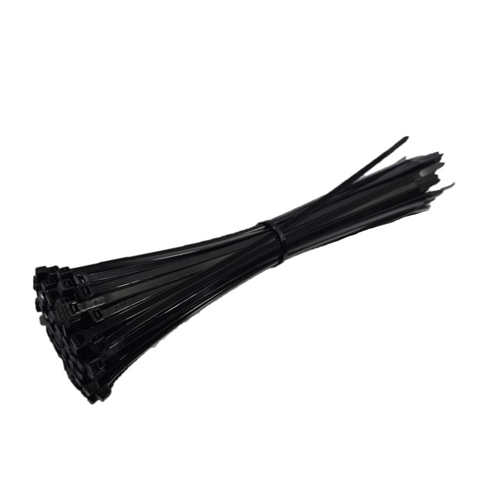 Kit C/ 100 UN Abracadeira Em Nylon 2.5x100mm Pt Enforca Gato