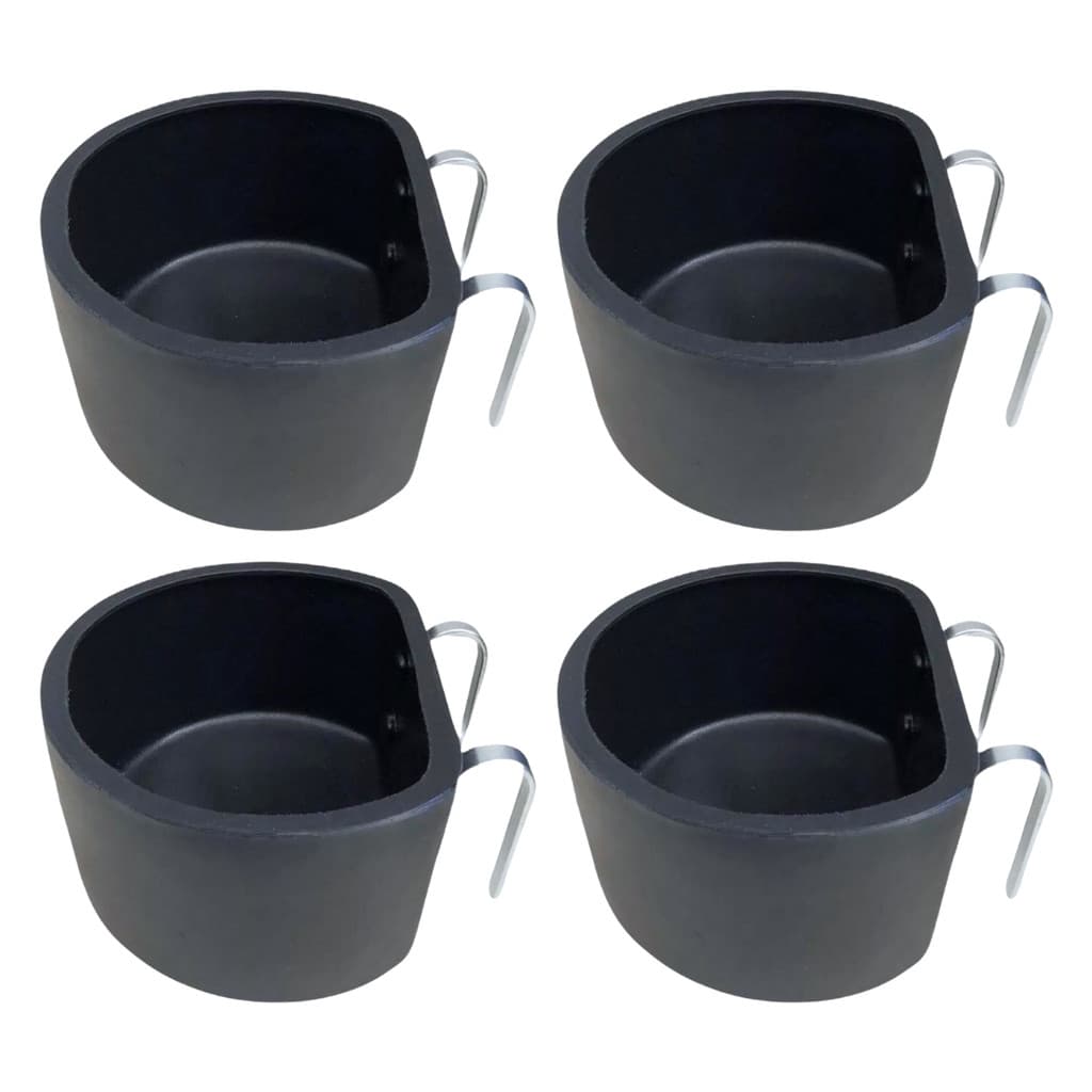 Kit 4 Comedouro Ração Cachorro 6 Litros Cocho com Suporte