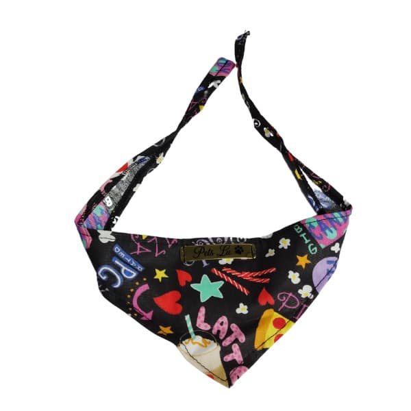 Bandana Pet Para Cães e Gatos Tecido Tricoline cachorrinho lenço cachorro femea macho