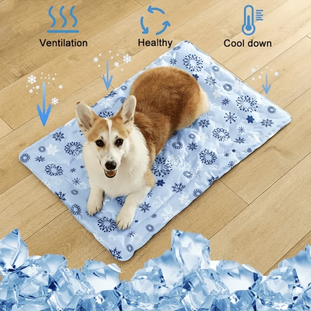 Tapete Pet Gelado Resfrescante 60*45cm para Cães e Gatos