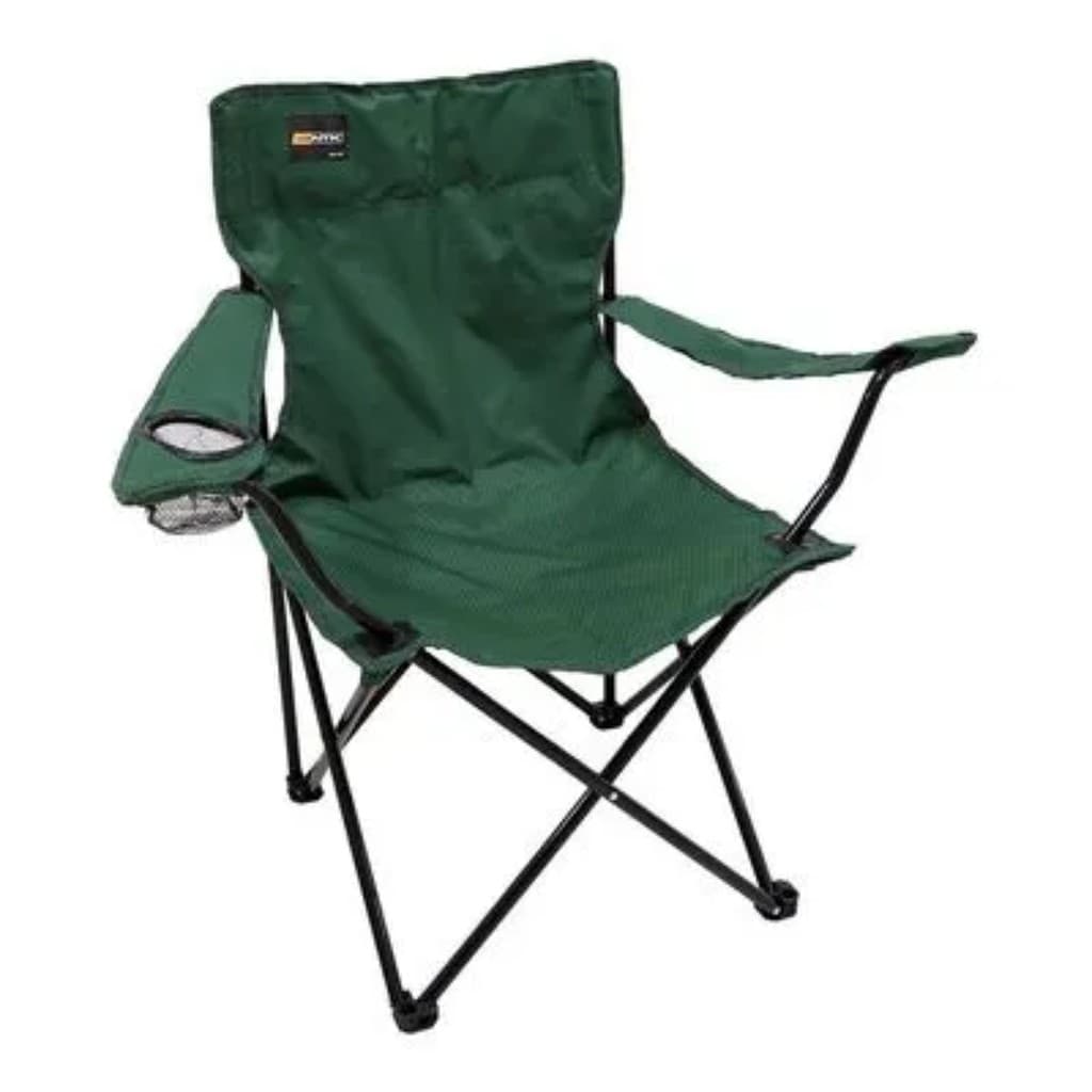 Cadeira Dobrável C/ Apoio Camping Pesca + Bolsa Transporte