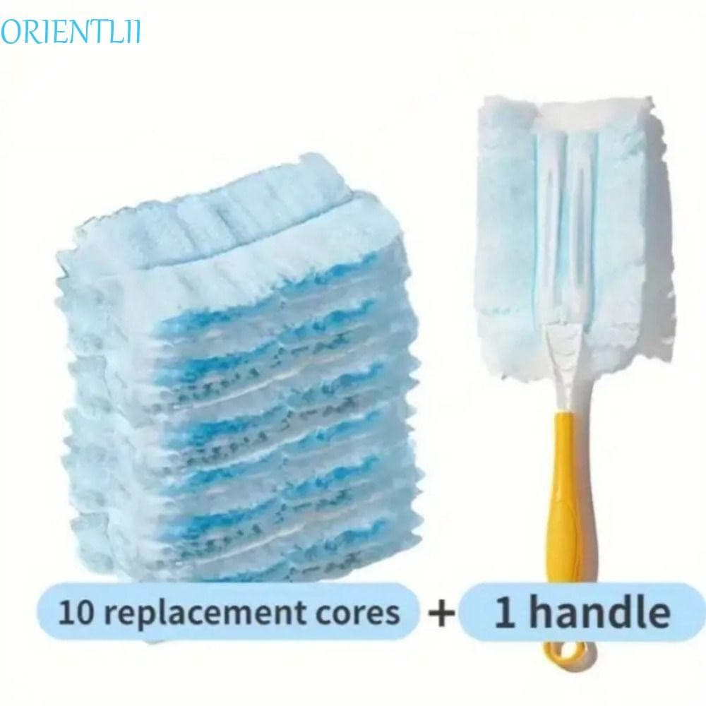 ORIENTLII Recargas De Espanador Eletrostático De 10 Contagens , De Microfibra De Adsorção De Limpeza , Para Swiffer